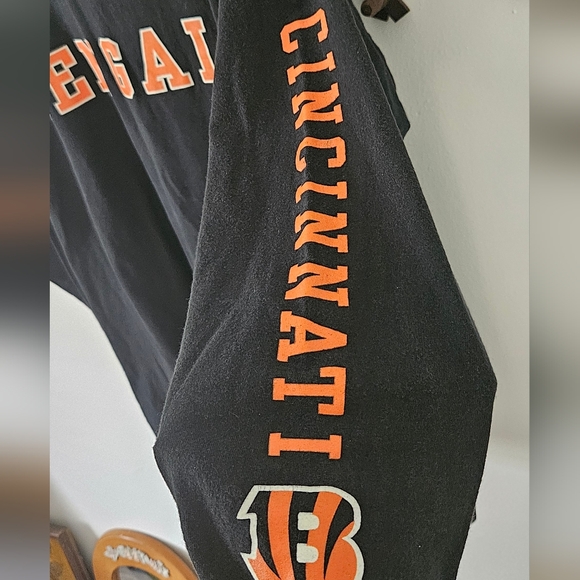 Cincinnati Bengals Black Long Sleeve Shirt - Picture 3 of 4